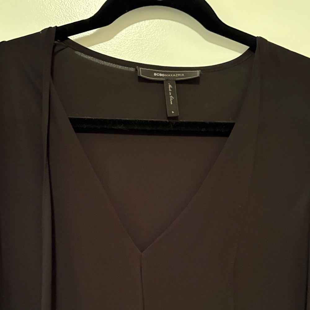 BCBGMaxAzria Black Asymmetrical Dress - Picture 3 of 5
